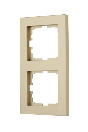 Рамка 2-м VESNA вертикал. без вставки зол. LEZARD 742-3600-152 Рамка 2-м VESNA вертикал. без вставки зол. LEZARD 742-3600-152