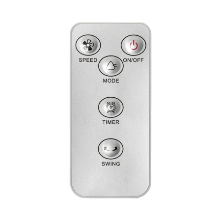 Вентилятор напольный 50Вт 7 лопастей д/у управление бел. DUX 60-0221