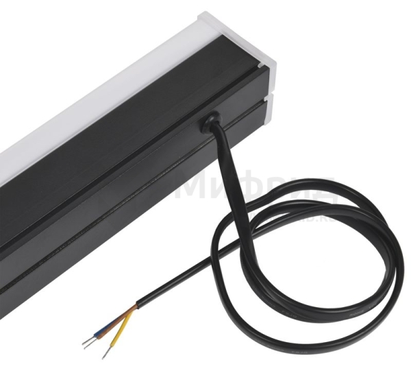 Светильник светодиодный линейный 1011 40Вт 4000К 1200мм черн. IEK LT-LDCK-0-1011-040-40-K02