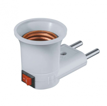 Патрон-переходник с розетки на E27 71 992 NLA-S-E27 Navigator 71992 Патрон-переходник с розетки на E27 71 992 NLA-S-E27 Navigator 71992