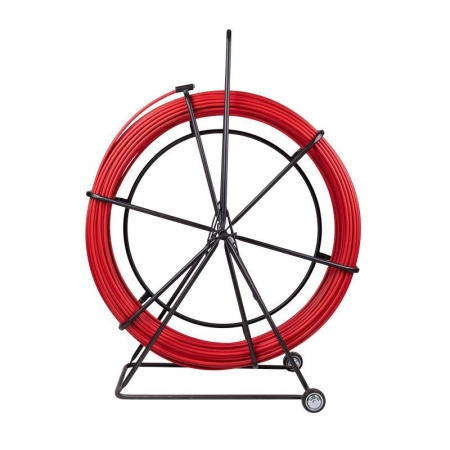 Протяжка кабельная (УЗК в тележке) стеклопруток d11.0мм 300м красн. Rexant 47-1300