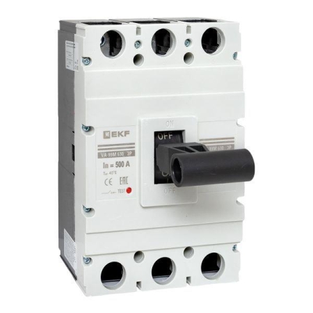 Выключатель автоматический 3п 630/500А 50кА ВА-99М PROxima EKF mccb99-630-500m Выключатель автоматический 3п 630/500А 50кА ВА-99М PROxima EKF mccb99-630-500m