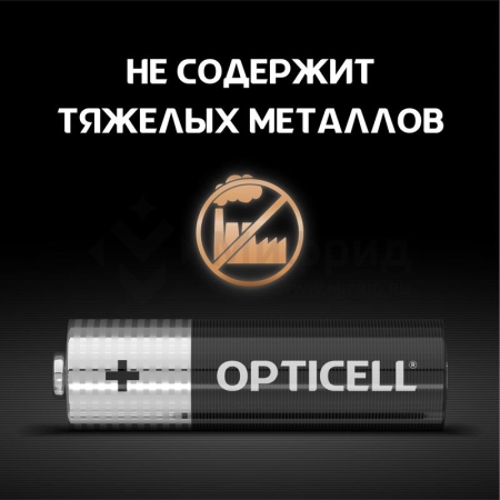 Элемент питания алкалиновый AA/LR6 (блист.4шт) Basic Opticell 5051001/6051001