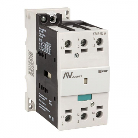 Контактор КМЭ 65А 400В АС AVERES EKF ctr-s-70-00-400-av Контактор КМЭ 65А 400В АС AVERES EKF ctr-s-70-00-400-av