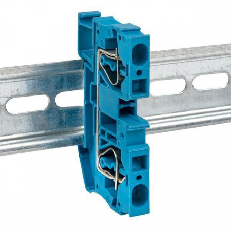 Колодка клеммная ST-6 57А пружинная син. EKF plc-jxb-st-6-blue