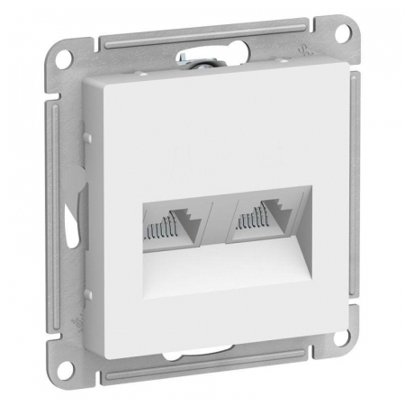 Розетка компьютерная 2-м AtlasDesign RJ45 кат.5E механизм бел. SE ATN000185 Розетка компьютерная 2-м AtlasDesign RJ45 кат.5E механизм бел. SE ATN000185