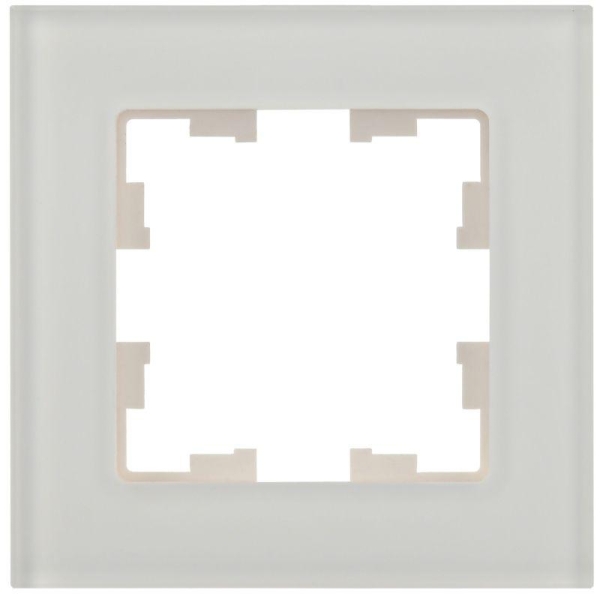 Рамка 1-м BRITE РУ-1-2-Бр стекло бел. матов. IEK BR-M12-G-31-K01 Рамка 1-м BRITE РУ-1-2-Бр стекло бел. матов. IEK BR-M12-G-31-K01