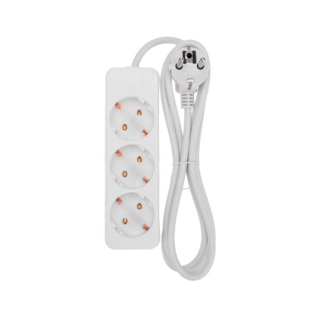 Удлинитель 3х1.5м с заземл. 3х0.75 бел. PROCONNECT 13-4208 Удлинитель 3х1.5м с заземл. 3х0.75 бел. PROCONNECT 13-4208