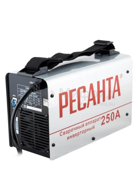 Аппарат сварочный инверторный САИ-250 250А d6 140-240В IP21 горячий старт Ресанта 65/6