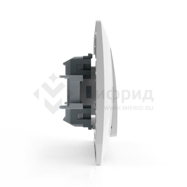 Переключатель проходной 1-кл. СП AVA 10А IP20 в сборе бел. TOKOV ELECTRIC TKL-AV-P1F-C01