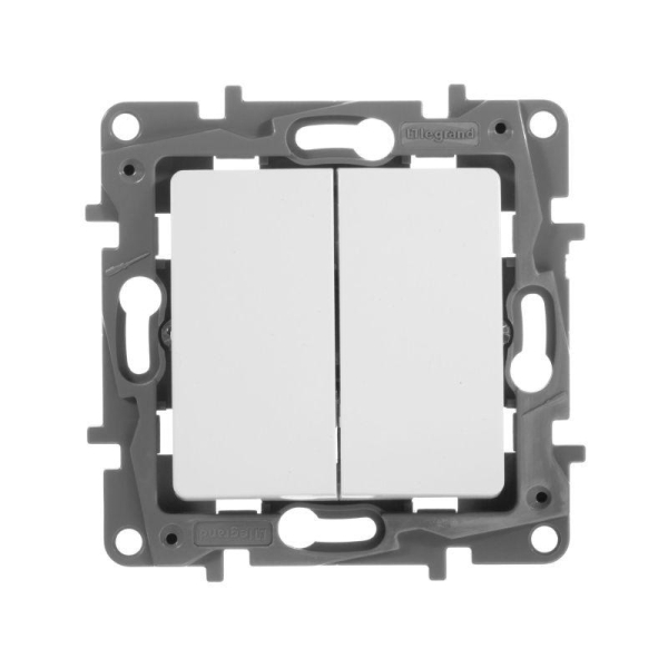 Переключатель 2-кл. СП Etika Plus 10А IP20 250В 10AX безвинтов. зажимы механизм бел. IEK 672212 Переключатель 2-кл. СП Etika Plus 10А IP20 250В 10AX безвинтов. зажимы механизм бел. IEK 672212