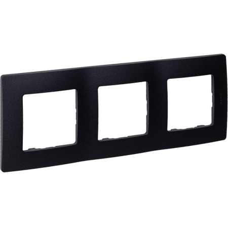 Рамка 3-м Etika антрацит IEK 672583 Рамка 3-м Etika антрацит IEK 672583