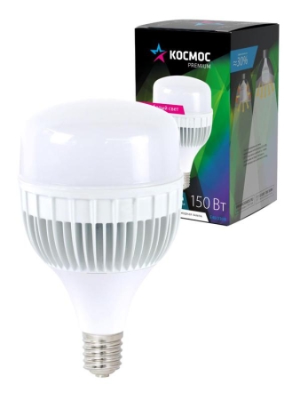 Лампа светодиодная KOSMOS premium HWLED 150Вт 4500К E40 175-265В КОСМОС KHWLED150WE4045 Лампа светодиодная KOSMOS premium HWLED 150Вт 4500К E40 175-265В КОСМОС KHWLED150WE4045