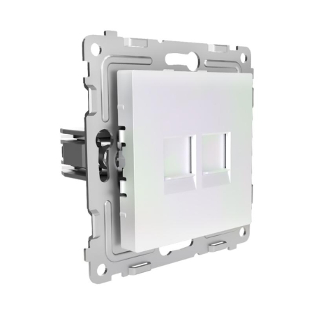 Розетка компьютерная 2-м СП Pixel RJ45 кат.5E механизм перламутр. TOKOV ELECTRIC TKE-PX-RC2-C04 Розетка компьютерная 2-м СП Pixel RJ45 кат.5E механизм перламутр. TOKOV ELECTRIC TKE-PX-RC2-C04