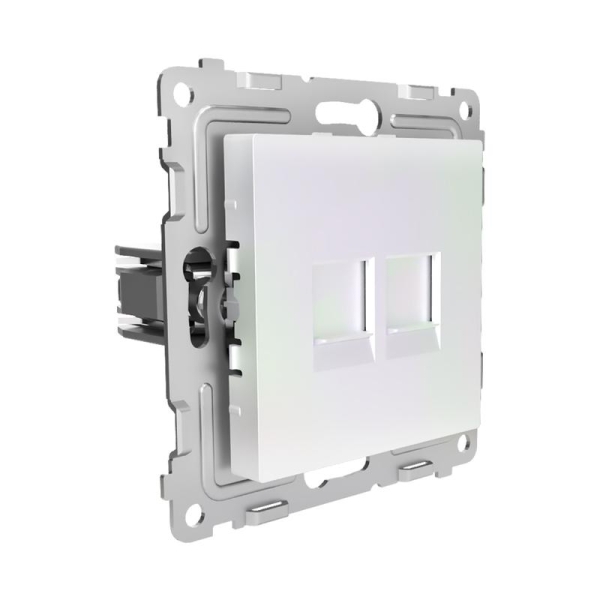 Розетка компьютерная 2-м СП Pixel RJ45 кат.5E механизм перламутр. TOKOV ELECTRIC TKE-PX-RC2-C04 Розетка компьютерная 2-м СП Pixel RJ45 кат.5E механизм перламутр. TOKOV ELECTRIC TKE-PX-RC2-C04