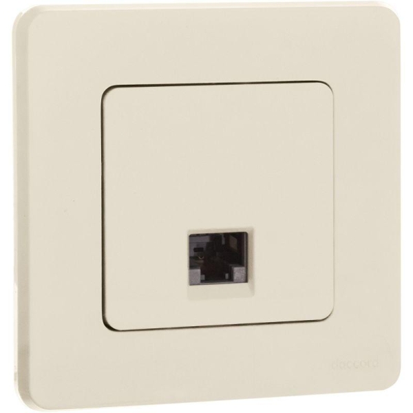Розетка компьютерная Inspiria RJ45 кат.5E UTP сл. кость IEK 673826 Розетка компьютерная Inspiria RJ45 кат.5E UTP сл. кость IEK 673826
