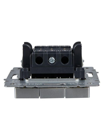 Выключатель 3-кл. СП BRITE ВС10-3-0-БрА 10А механизм алюм. IEK BR-V30-0-10-K47