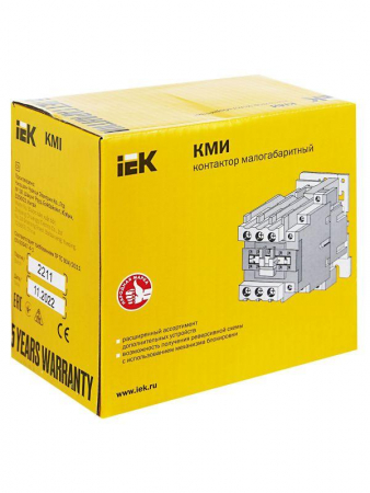 Контактор КМИ-34012 40А 400В/AC3 1НО 1Н3 KARAT IEK KKM31-040-400-11 Контактор КМИ-34012 40А 400В/AC3 1НО 1Н3 KARAT IEK KKM31-040-400-11