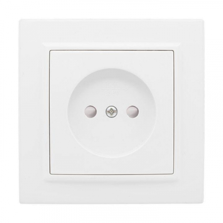 Розетка 1-м СП Минск 10А IP20 без заземл. защ. шторки бел. Basic EKF ERR10-022-100 Розетка 1-м СП Минск 10А IP20 без заземл. защ. шторки бел. Basic EKF ERR10-022-100