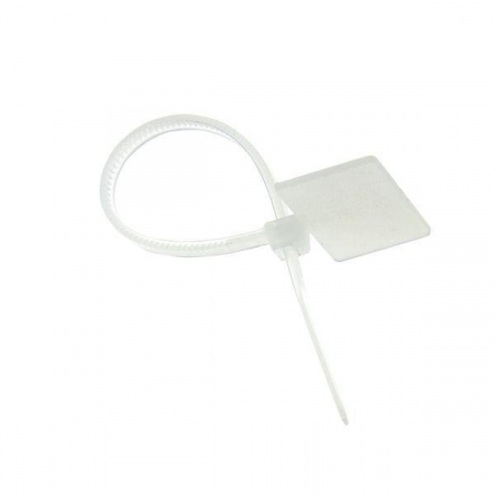 Хомут кабельный 2.5х110 нейл. бел. с маркировочной площадкой (уп.100шт) EKF plc-c-p-2.5x110 Хомут кабельный 2.5х110 нейл. бел. с маркировочной площадкой (уп.100шт) EKF plc-c-p-2.5x110