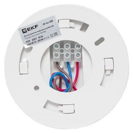 Датчик движения (ИК) MS-20B (ДД) потолоч. 1200Вт 360град. до 6м IP20 EKF dd-ms-20B