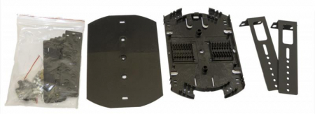 Бокс оптический FO-19R-1U-3хSLT-W140H42-24UN-BK универс. 19дюйм от 8 до 24 портов (SC duplex LC ST FC) (со спайс. пласт. без пигтейлов. и прох. адапт.) 1U черн. Hyperline 250427 Бокс оптический FO-19R-1U-3хSLT-W140H42-24UN-BK универс. 19дюйм от 8 до 24 портов (SC duplex LC ST FC) (со спайс. пласт. без пигтейлов. и прох. адапт.) 1U черн. Hyperline 250427