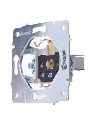 Розетка 1-м СП Vesna с заземл. ПБТ механизм бел. LEZARD 742-0288-122B Розетка 1-м СП Vesna с заземл. ПБТ механизм бел. LEZARD 742-0288-122B