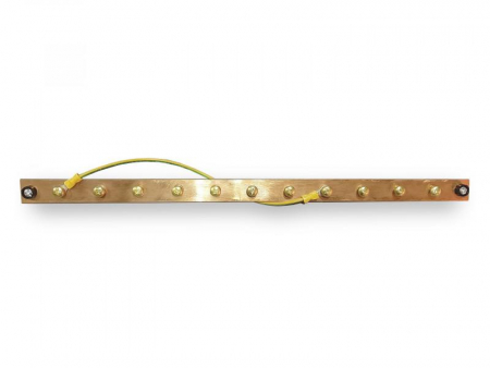 Шина заземления 19дюймов 482мм TGRD-19 медн. Hyperline 29826 Шина заземления 19дюймов 482мм TGRD-19 медн. Hyperline 29826