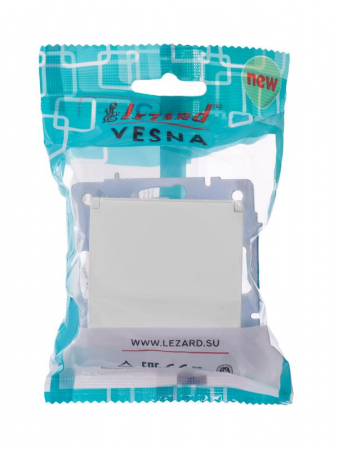 Розетка 1-м СП Vesna с заземл. с крышкой ПБТ механизм бел. LEZARD 742-0288-123B Розетка 1-м СП Vesna с заземл. с крышкой ПБТ механизм бел. LEZARD 742-0288-123B