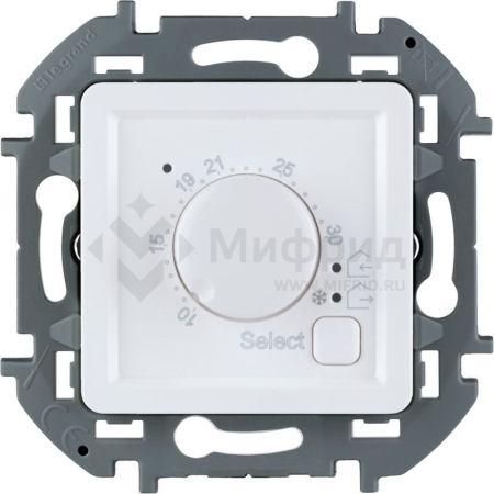 Термостат Inspiria с внешн. датчиком для тепл. полов бел. IEK 673810