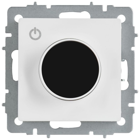 Термостат электронный BRITE СП ТС10-1-БрАБ с индикацией механизм арктич. бел. IEK BR-RT11-K91