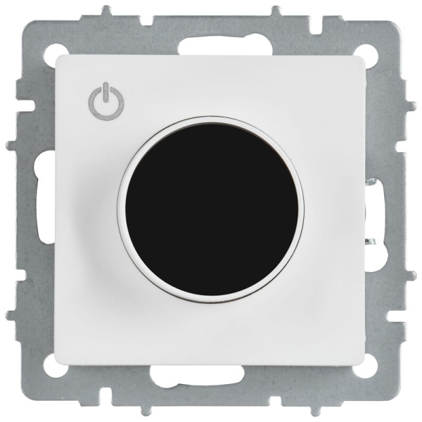 Термостат электронный BRITE СП ТС10-1-БрАБ с индикацией механизм арктич. бел. IEK BR-RT11-K91