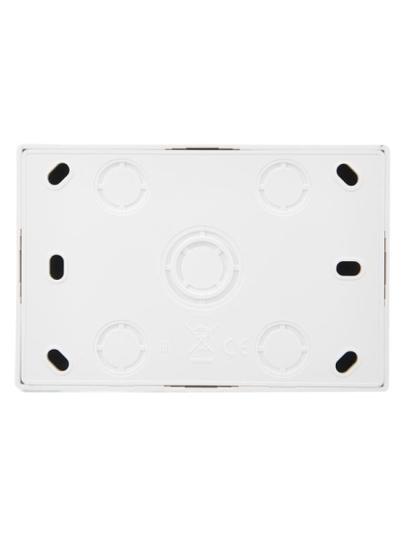 Розетка 2-мест. без заземл. LETO закрытый корпус ПБТ бел. LEZARD 752-0200-128B