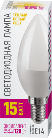 Лампа светодиодная 90 440 OLL-C37-15-230-2.7K-E14-PROMO ОНЛАЙТ 90440 Лампа светодиодная 90 440 OLL-C37-15-230-2.7K-E14-PROMO ОНЛАЙТ 90440