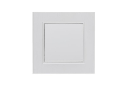 Выключатель 1-клав. Karea LINE STAR жемчуж. Makel 86100001