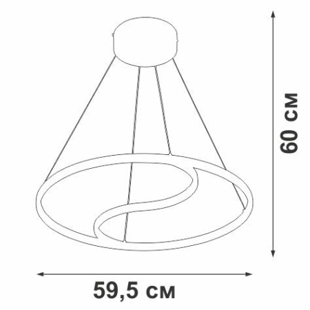 Светильник светодиодный LED 56Вт 3900-4200К 3200лм Vitaluce V4652-0/1S Светильник светодиодный LED 56Вт 3900-4200К 3200лм Vitaluce V4652-0/1S
