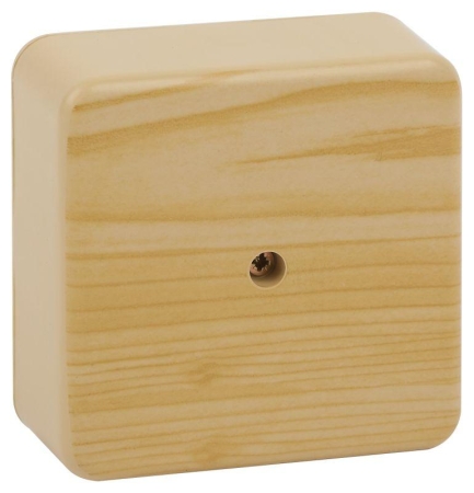 Коробка распаячная 100х100х50мм без клеммы IP40 сосна BS-P-100-100-50 Эра Б0058708