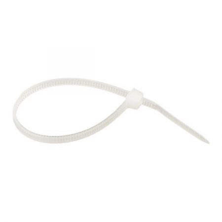 Хомут кабельный 2.5х120 нейл. бел. (уп.100шт) EKF plc-c-2.5x120