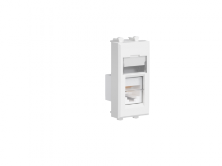 Розетка компьютерная 1мод. кат.5e RJ-45 Avanti "Белое облако" модульная DKC 4400461 Розетка компьютерная 1мод. кат.5e RJ-45 Avanti "Белое облако" модульная DKC 4400461