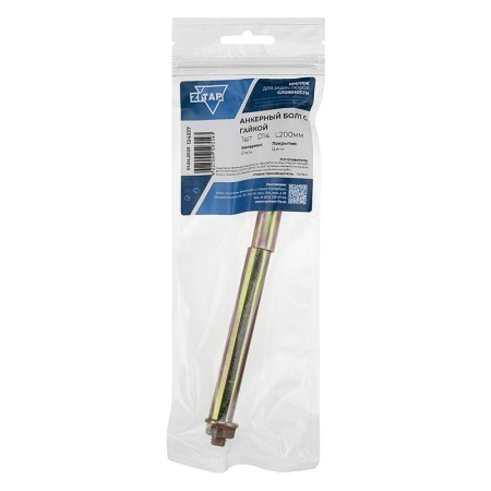 Болт анкерный с гайкой 14х200 Tech-Krep/Zitar 124337