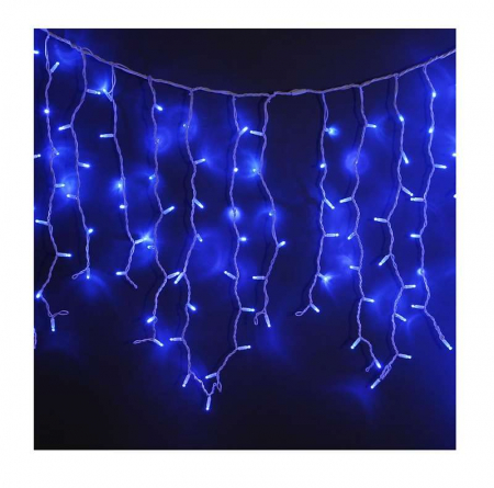 Гирлянда "Бахрома" OIC100LSE-B-T-I4-F 100LED B уличная IP44 мигающая син. SHLights 4690601034991 Гирлянда "Бахрома" OIC100LSE-B-T-I4-F 100LED B уличная IP44 мигающая син. SHLights 4690601034991