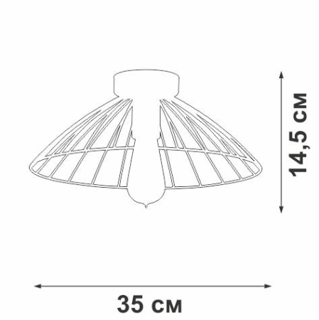Люстра 1xE27 макс. 40Вт Vitaluce V3036-1/1PL Люстра 1xE27 макс. 40Вт Vitaluce V3036-1/1PL