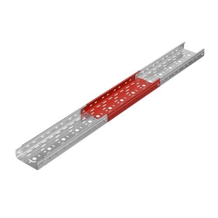 Лоток перфорированный 150х50 L6000 1мм "Быстрый монтаж ПЛЮС" LPplus50-150-1.0-6000 КМ PL8449