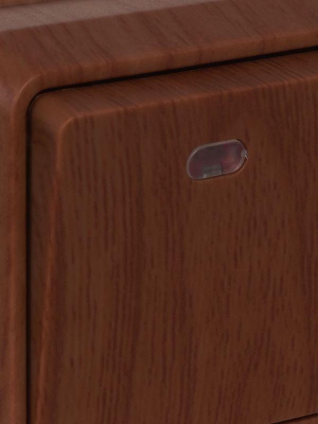 Выключатель 1-кл. ОП Октава 10А IP20 ВС20-1-1-ОД с индикацией дуб GENERICA EVO11-K04-10-DC