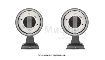 Светильник PWL 20590 GX53-2 GR 230В IP65 под лампу GX53 архитектурный JazzWay 5065130