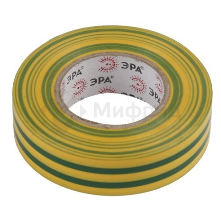 Изолента ПВХ 19ммх20м желт./зел. ET1920YG Эра C0036545