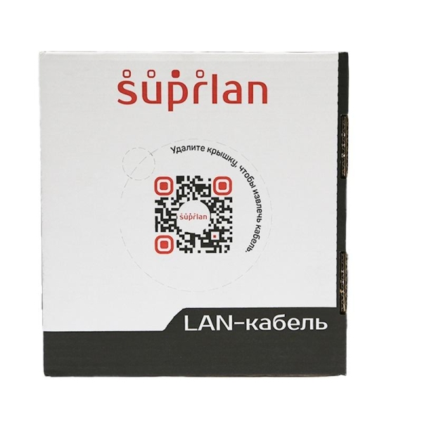 Кабель витая пара UTP кат.5e 4х2хAWG24 Cu PVC Indoor Standard 100м (м) SUPRLAN 01-0332-1 Кабель витая пара UTP кат.5e 4х2хAWG24 Cu PVC Indoor Standard 100м (м) SUPRLAN 01-0332-1