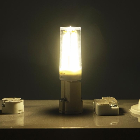 Лампа светодиодная филаментная PLED-G9 PRO 6Вт 4000К 480лм 230В d16.5х55мм JazzWay 5062641