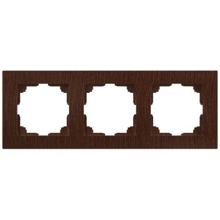 Рамка 3-м СП Accent 6-503-10 венге Intro Б0063794