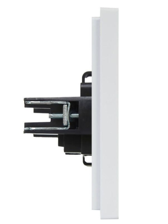 Розетка СП FORTE&PIANO FP218 10А без заземл. без защ. шторок винт. крепл. бел. IEK FP-R10-10-K01